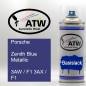 Preview: Porsche, Zenith Blue Metallic, 3AW / F1 3AX / F1: 400ml Sprühdose, von ATW Autoteile West.